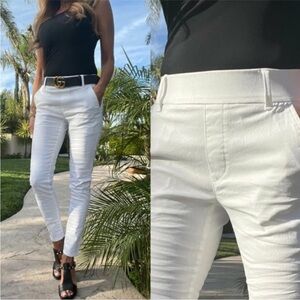 Bevy Flog Dafna White Original Pants Jeans Skinny Slim Leg White Size 26